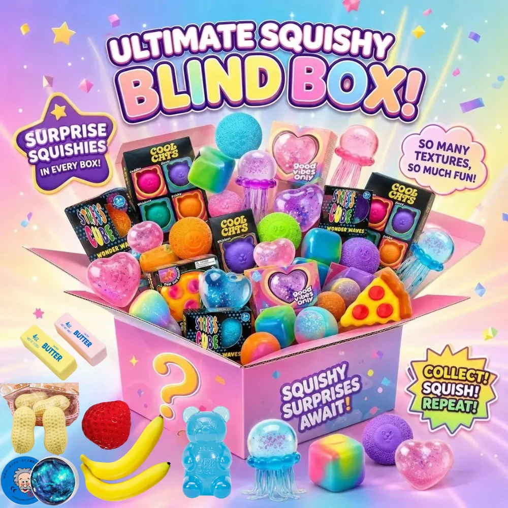 Squishy Mystery Box , Slow Ris - Party Games For Adults And Kids recension och pris