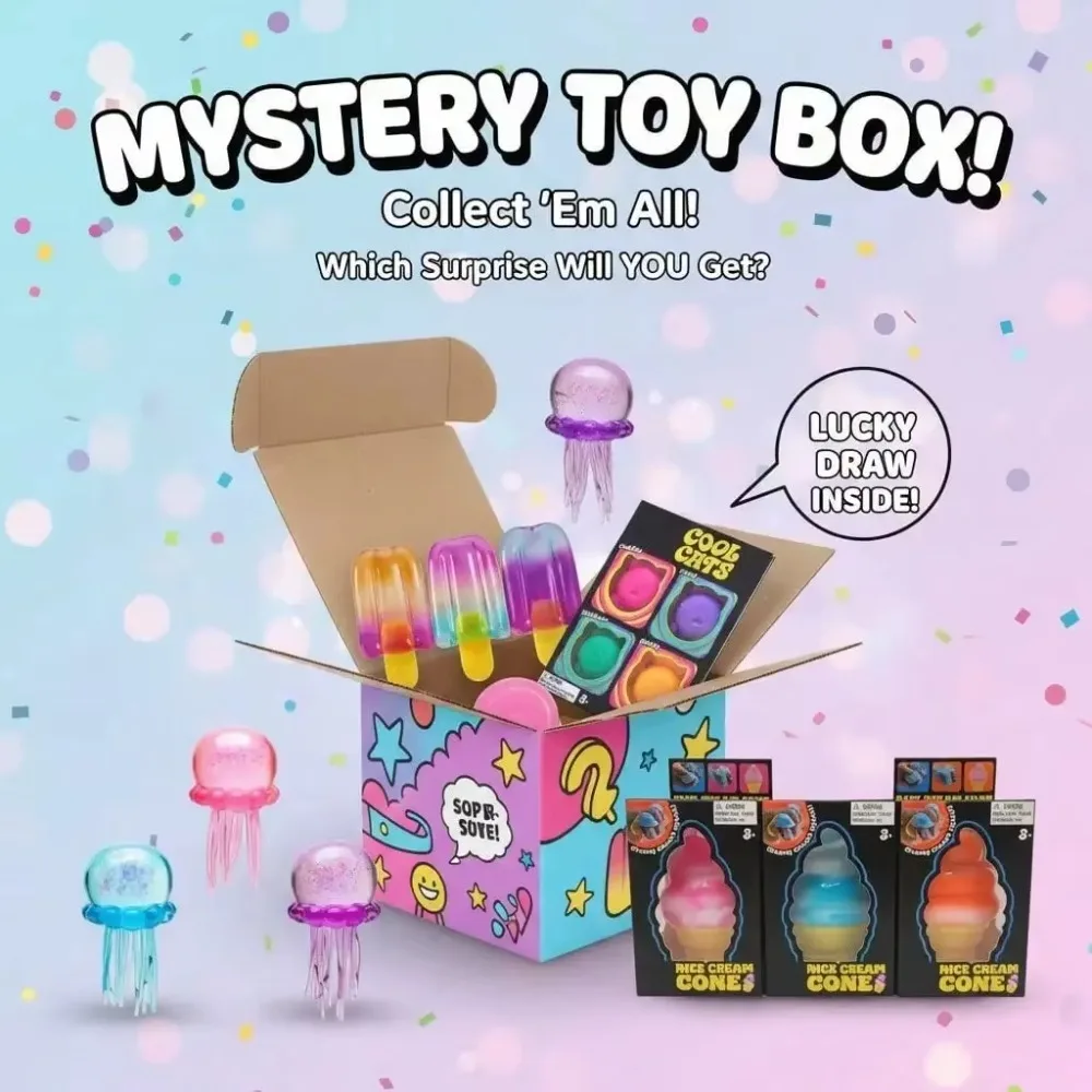 Squishy Mystery Box , Slow Ris - Party Games For Adults And Kids recension och pris