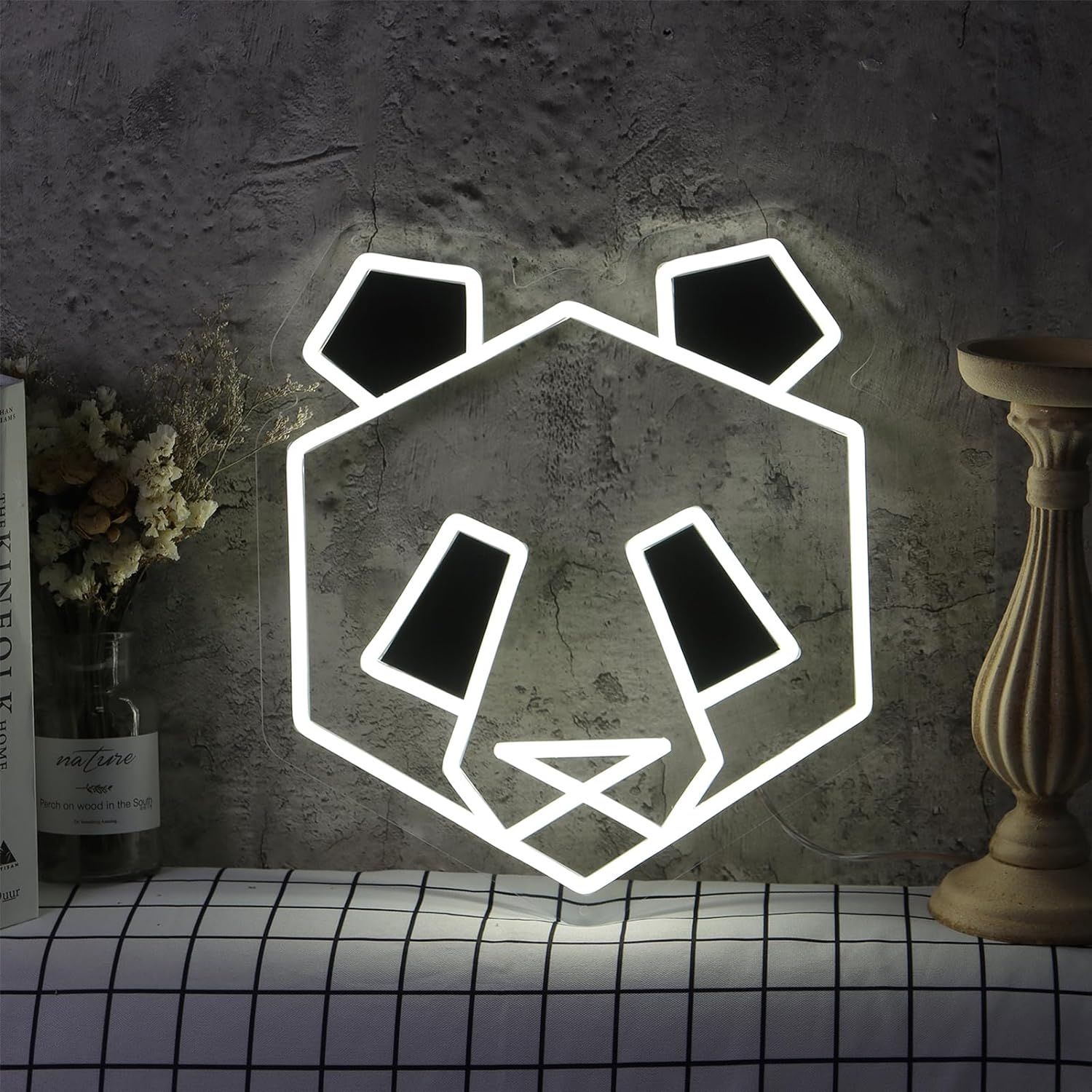 Panda Neon Sign USB Dimmable L - Zoo Party Games recension och pris