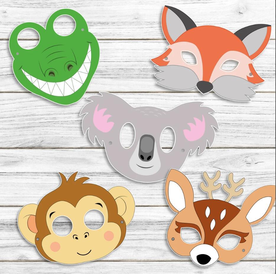 20Pcs Jungle Zoo Animal Paper  - Zoo Party Games recension och pris