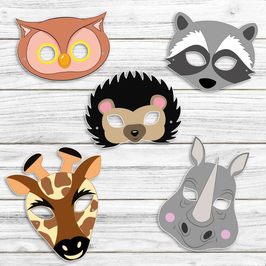 20Pcs Jungle Zoo Animal Paper  - Zoo Party Games recension och pris