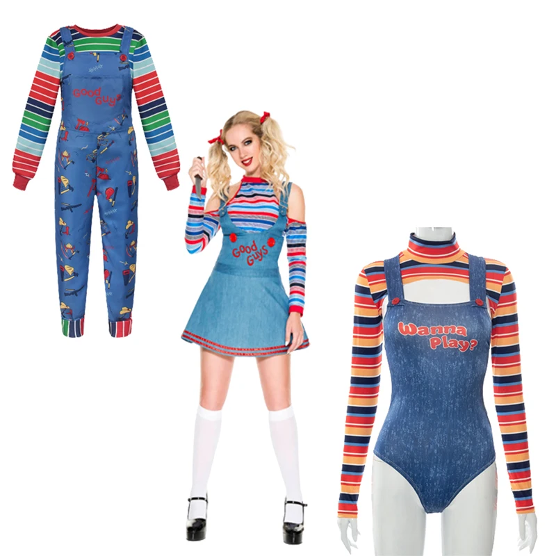 2025 Chucky Cosplay Costume Sh - Party Games For Adults And Kids recension och pris