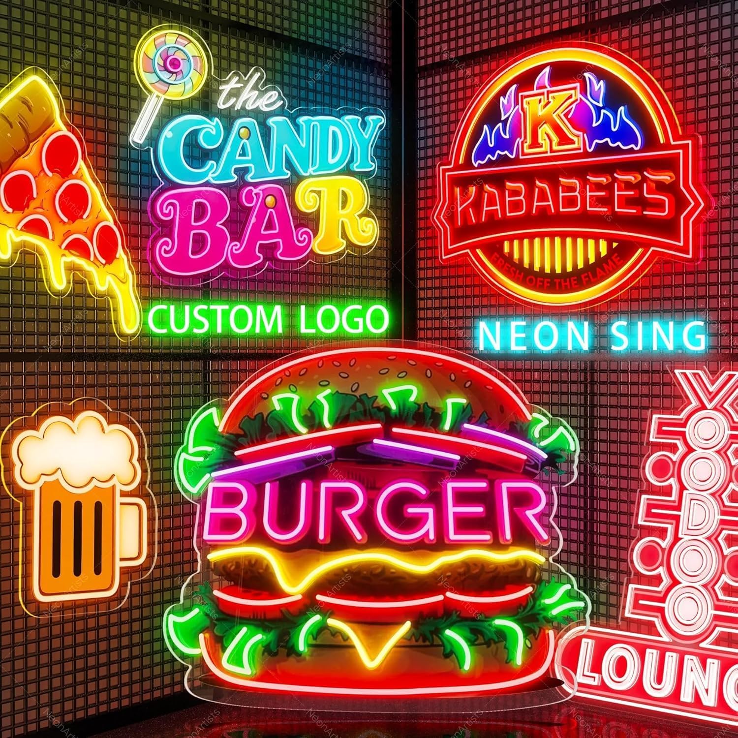 Custom LED Neon Sign Personali - Party Games Name recension och pris