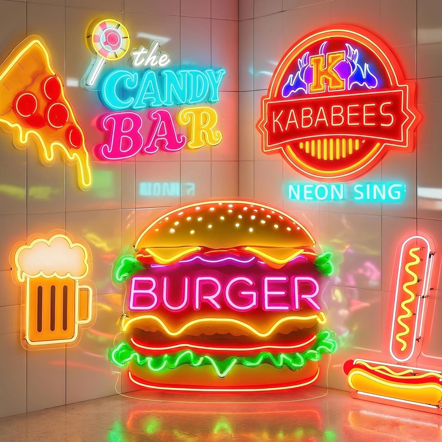 Custom LED Neon Sign Personali - Party Games Name recension och pris