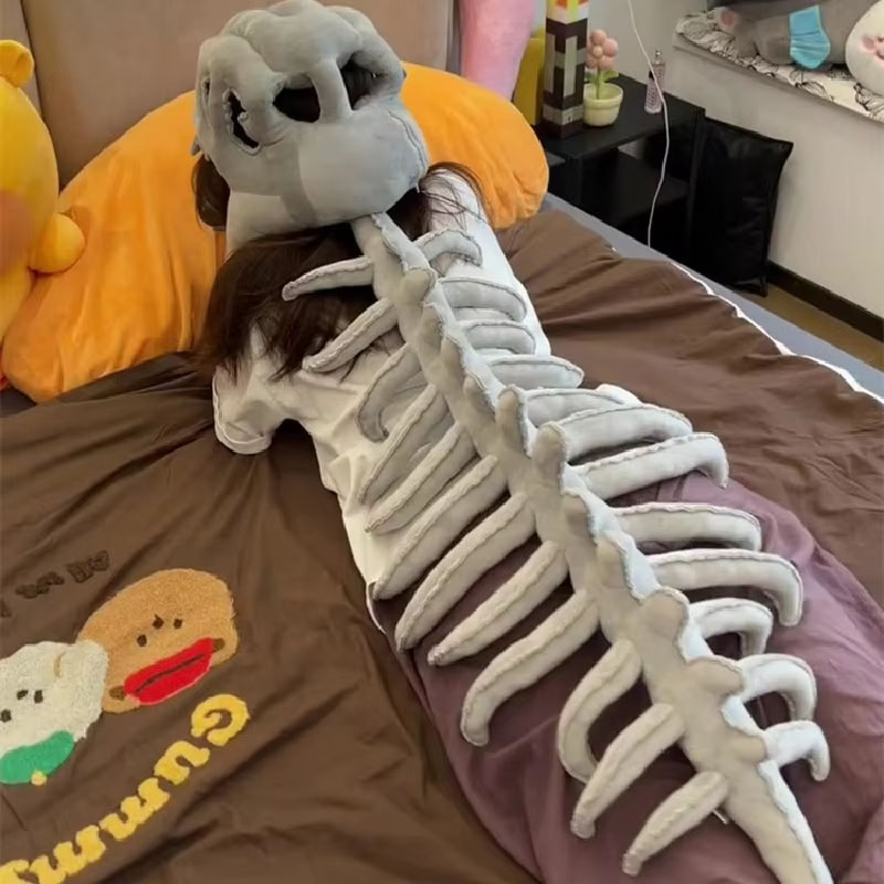 Dinosaur Skeleton Plush Hoodie - Party Games For Adults And Kids recension och pris