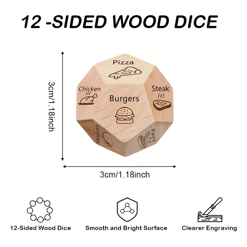 Dining Dice Board Game-12-Side - Party Games Night recension och pris